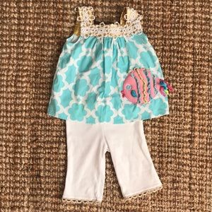 Mud Pie Fish Outfit